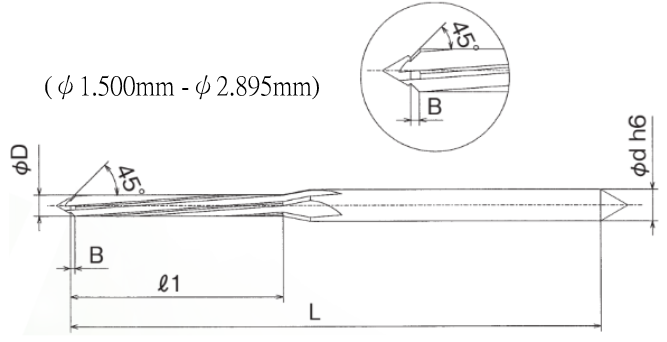 Solid Carbide Chucking Reamers (A Type) DIN8089